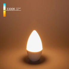 Изображение Светодиодная лампа Свеча C37 8W 3300K E14 BLE1402