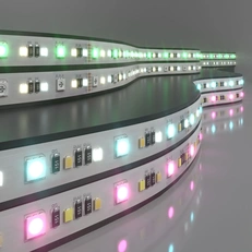 Изображение Светодиодная лента 24V 16W 90Led 5050+2835+2835 IP20 MIX RGB/теплый белый/холодный белый 5м