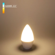 Изображение Светодиодная лампа Свеча C37 6W 4200K E14 BLE1422