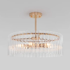 Изображение Умная потолочная люстра Flamel 373/6 золото