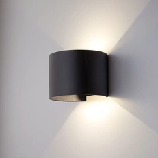 Фото товара Уличный настенный светодиодный светильник 1518 TECHNO LED Blade черный