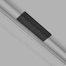 Изображение Slim Magnetic соединительная планка широкая для шинопровода 85088/00