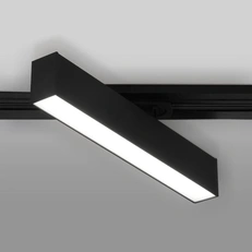 Изображение Трековый светодиодный светильник для однофазного шинопровода X-Line 10W 4200K черный матовый X-Line черный матовый 10W 4200K (LTB53) однофазный