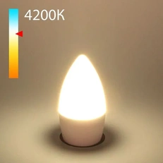 Изображение Светодиодная лампа Свеча C37 8W 4200K E27 BLE2716