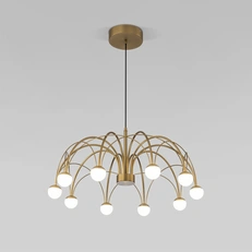 Изображение Подвесная люстра светильник Ragno 90030/10 LED золото