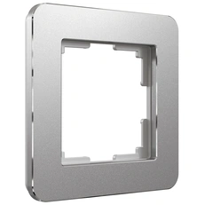 Изображение Рамка на 1 пост Platinum алюминий W0012606