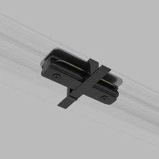 Изображение Коннектор прямой для встраиваемого шинопровода Basic System черный TRCM-1-I-BK